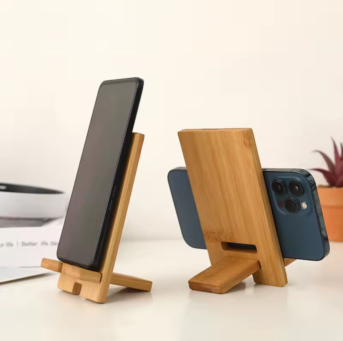 Soporte de Madera para Telefono
